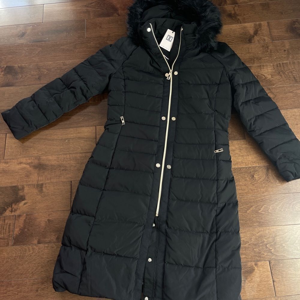 IVANKA Trump Black Long Parka Jacket NEW